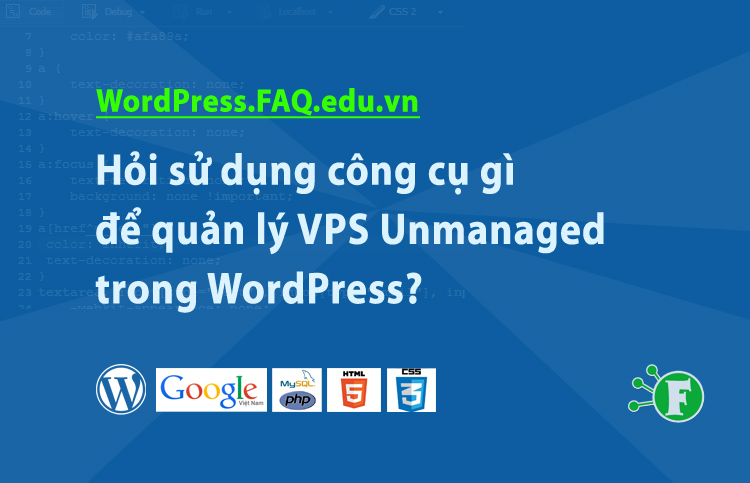 Hỏi sử dụng công cụ gì để quản lý VPS Unmanaged trong WordPress?