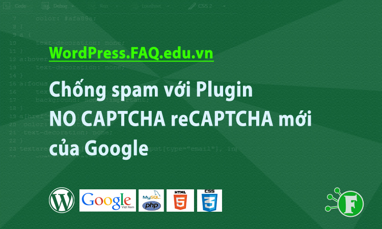 Chống spam với Plugin NO CAPTCHA reCAPTCHA mới của Google